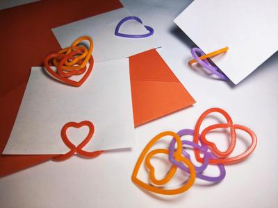Heart paper clip