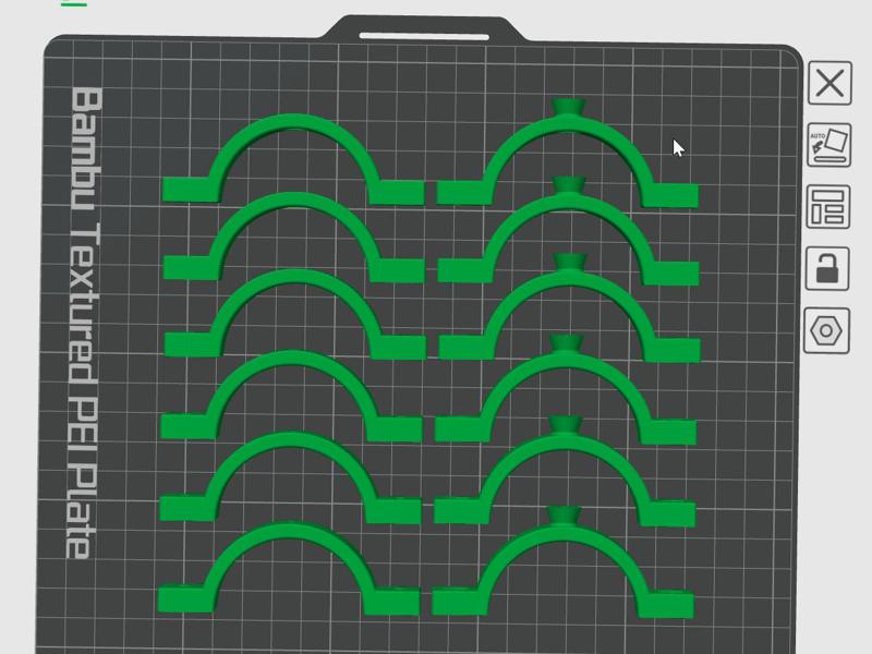 6x Hose Clamp 50mm Diameter
