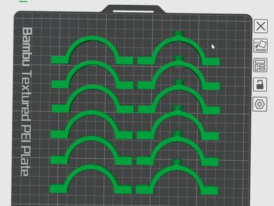 6x Hose Clamp 50mm Diameter