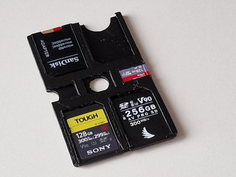 SD Card Holder creditcard format for wallet