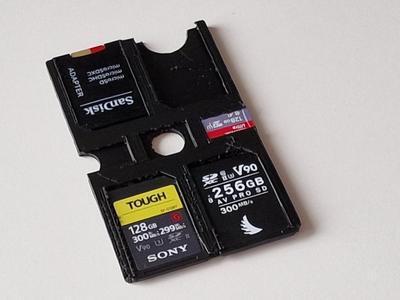 SD Card Holder creditcard format for wallet