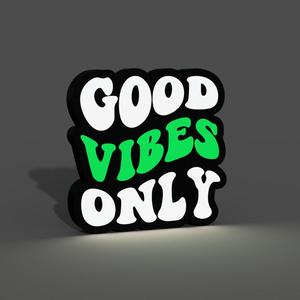 Good Vibes Only Lightbox LED lamp