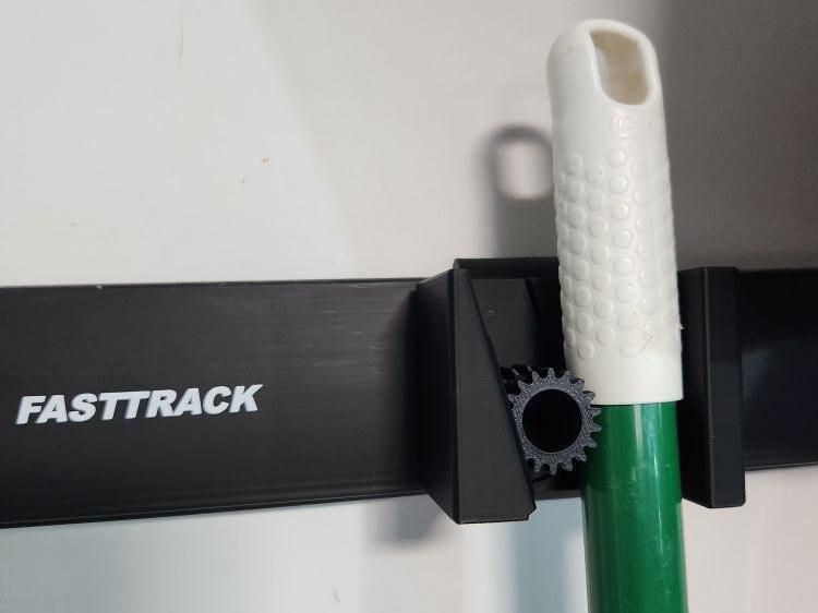 Slotted Large Gravity Broom Holder