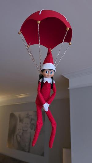 Elf on The Shelf Parachute