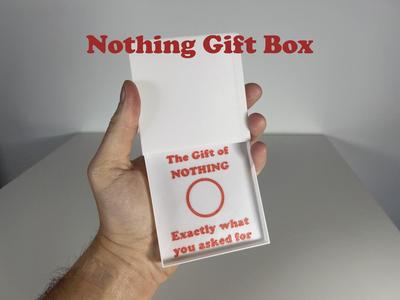 Nothing  Gift Box – For Those Who Want "Nothing"