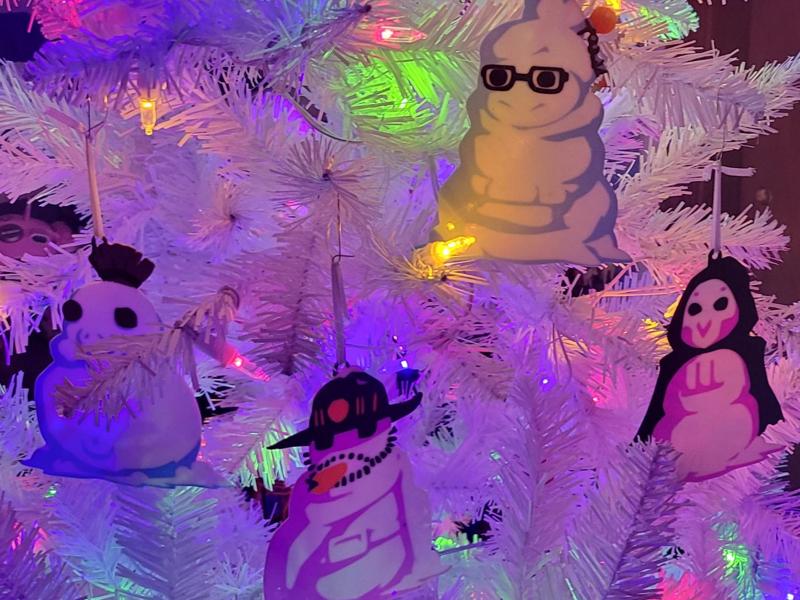 Overwatch Snowmen Spray Ornaments