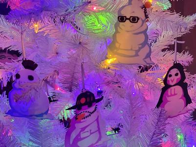 Overwatch Snowmen Spray Ornaments