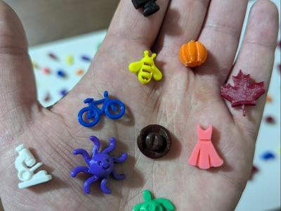100 Custom Pieces for I-Spy Rice Bag