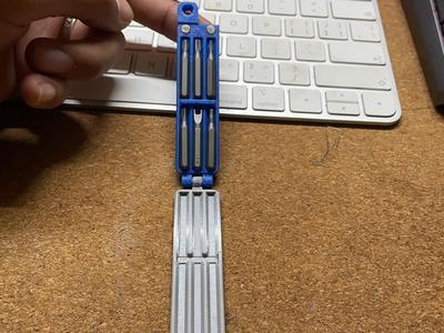 Portable EDC Miniature Screwdriver Bit Storage Box
