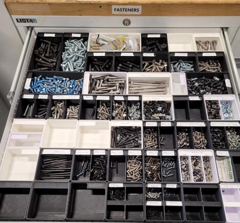 Common Boxes for storing Fasteners - Gridfinity