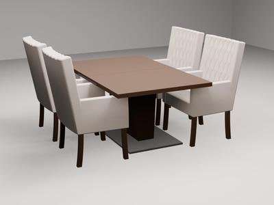Dining table, for dollhouse or diorama