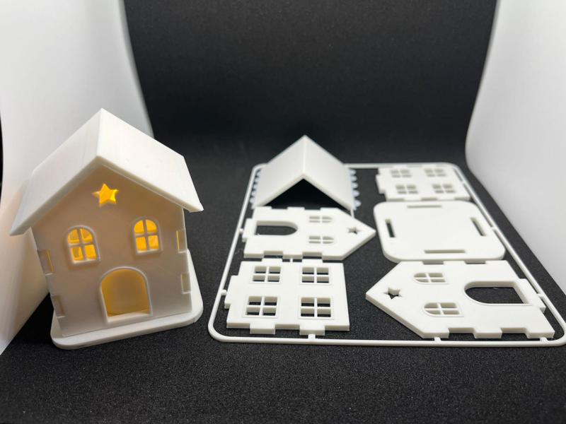 Christmas House Kit Card