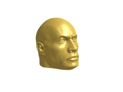 Dwane the LEGO head rock Johnson (keychain)