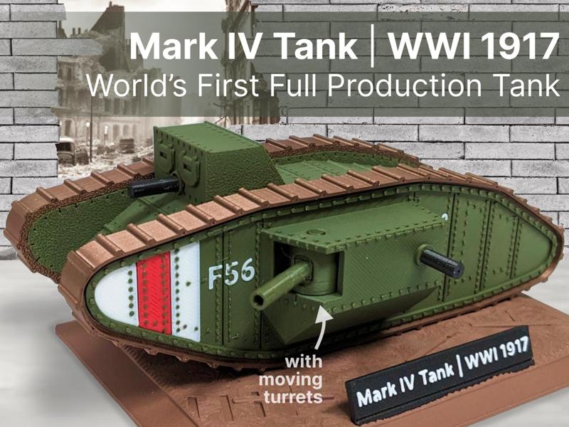 Legendary Mark IV | World's First Tank* | Snap Fit