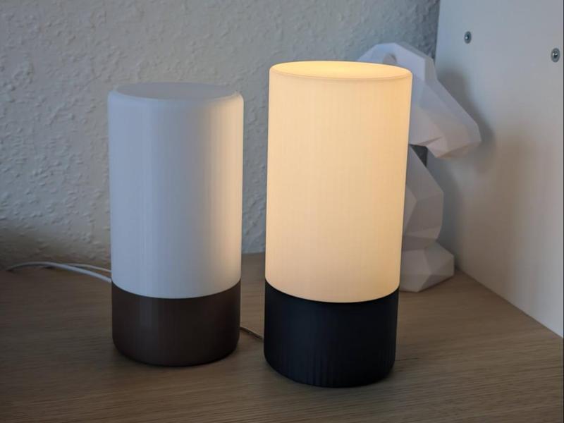 Minimalistic Lamp-print in place no support