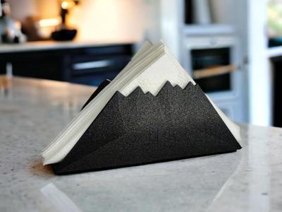 Mountain napkin holder