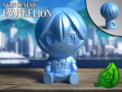 Nyan Genesis Evangelion - Rei