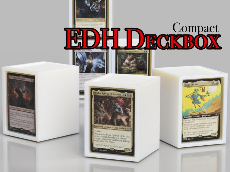 Compact MTG Commander Deckbox with Showcase