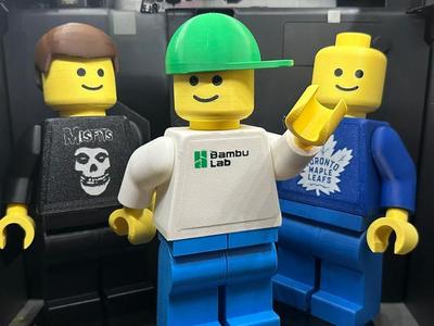 Image to Keychain - Custom "Brick Minifigure"
