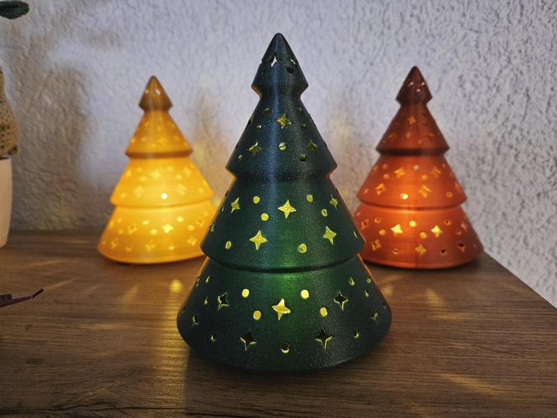 Christmas tree with Tealight
