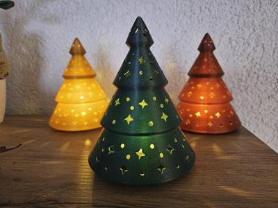 Christmas tree with Tealight