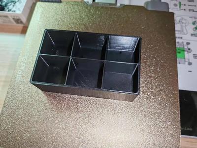 Parametric Multi-Compartment Open Box