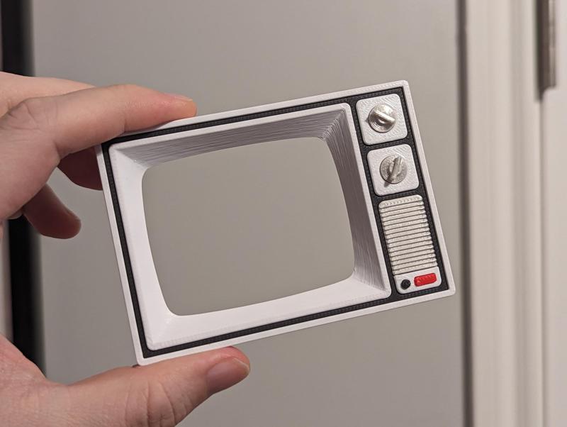 Retro TV Magnet Frame