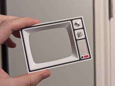 Retro TV Magnet Frame