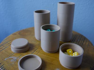 Stackable Screw-Together Cups