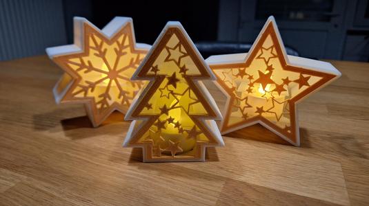 Christmas tree  NO support  print