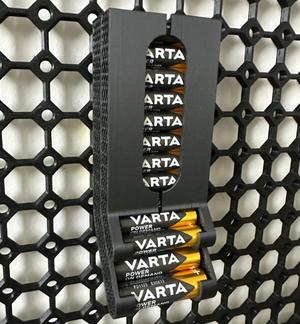 Multiboard Battery Storage Bin Box AA AAA