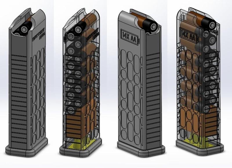 BatteryMag - 14x AA Dispenser
