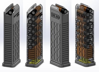 BatteryMag - 14x AA Dispenser