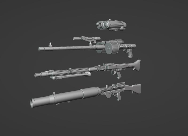 Sandtrooper Blaster Pack One-Twelfth Scale