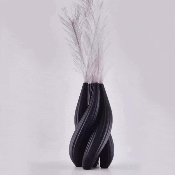 Elegant Twisted Vase (No Need for Supports)