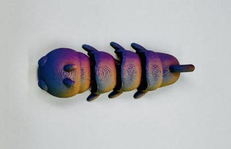 Fidget Caterpillar keyring/keychain 