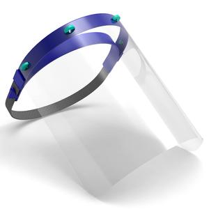 Face Shield covid-19 with clips (4 holes center distance 80mm)