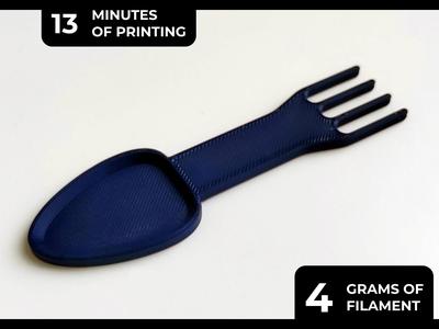 Spork (Spoon + Fork Combo)