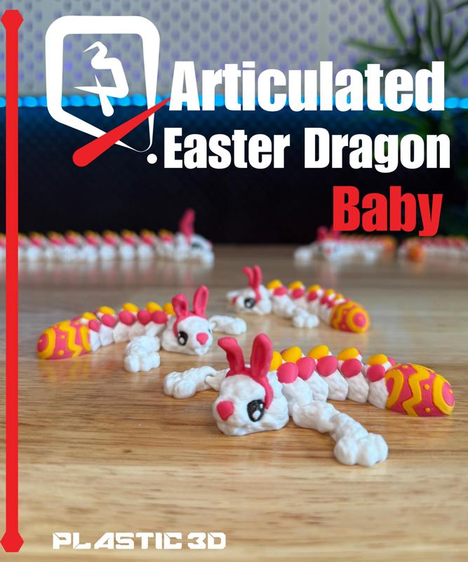Articulated Easter Dragon- Baby