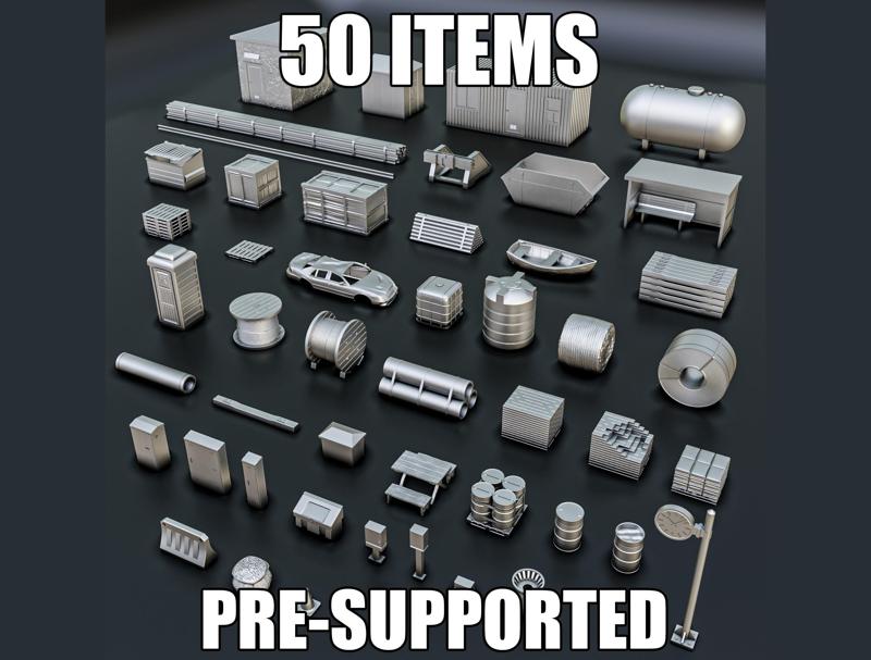 Railway Surroundings Diorama Pack - H0