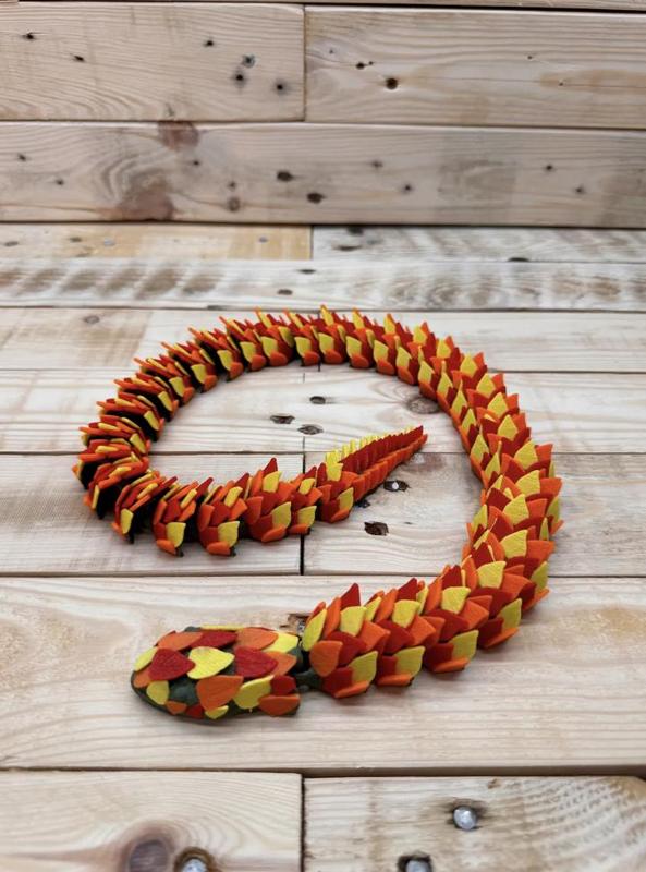 leaf snake coloured .3mf