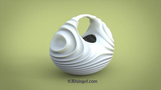 Math is Beautiful! – 3 X Dupin Cyclide Vases - by Dizingof