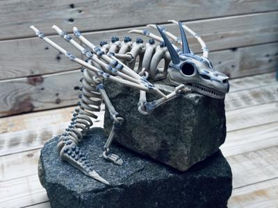 Skeleton Dragon - Articulated