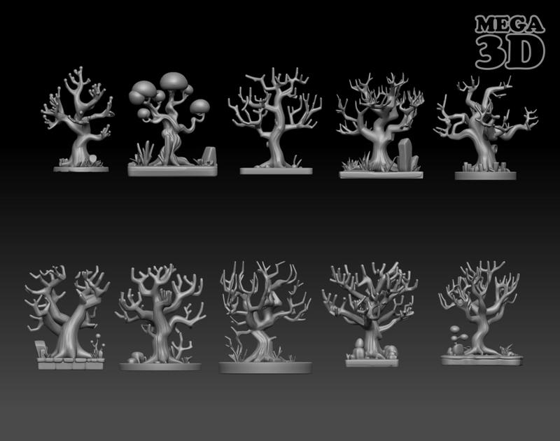 10 Tabletop Game Dry Trees - 241229