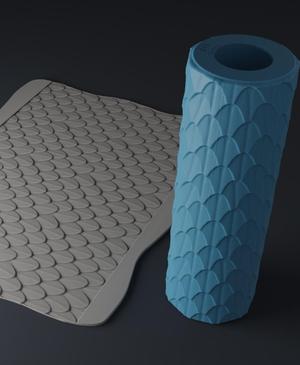 Texture Rollers Dragon and Fish Scales Vol.1 (1-3)