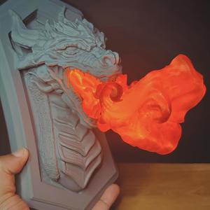 Wall Mounted Dragon Sconce - Fire Breather