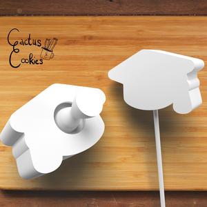 Graduation Cap Cake Pop Mold 0883_1