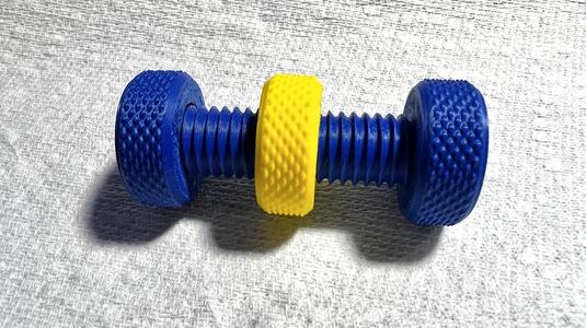 V2 Double-Headed Knurled Fidget Bolt