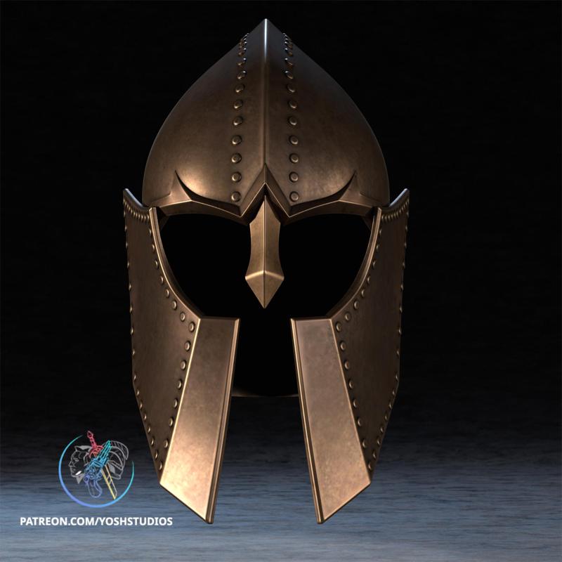 Oblivion Guard Helmet 3D Printer File STL