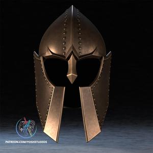 Oblivion Guard Helmet 3D Printer File STL